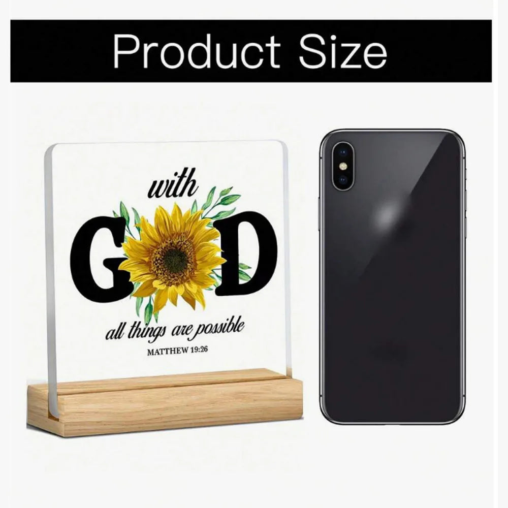 Christian Gift Bible With God All Things Are Possible
