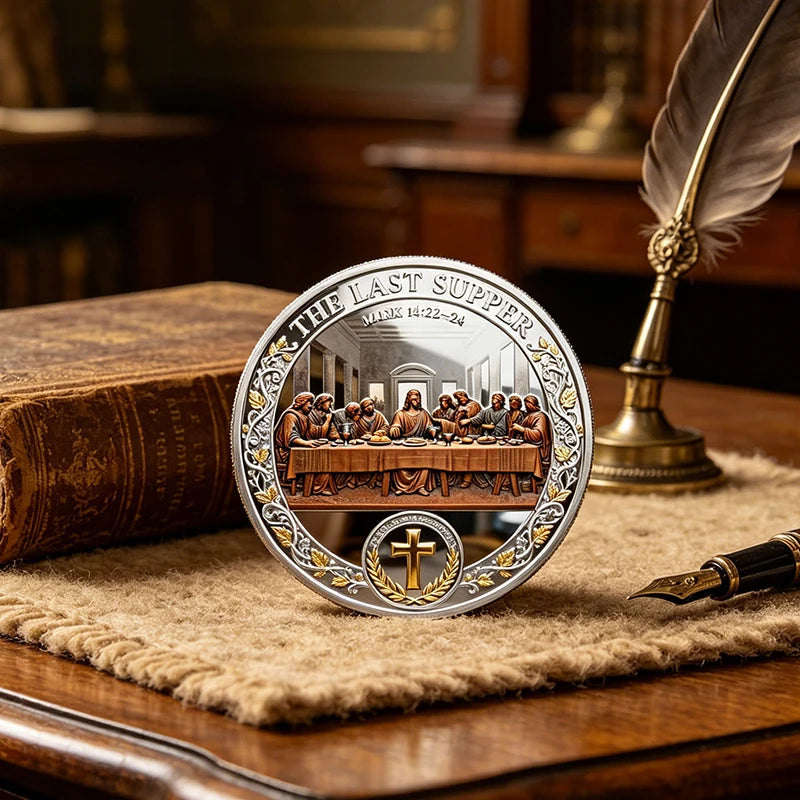 The Last Supper Christian Commemorative Keepsake Coin