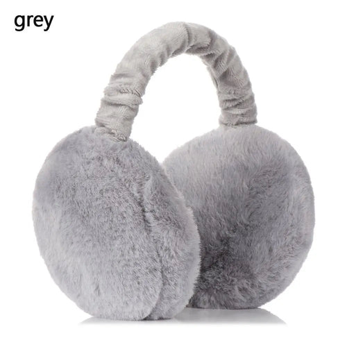Faux Fur Plush Earmuffs – Warm Winter Ear Warmers | 6 Colors