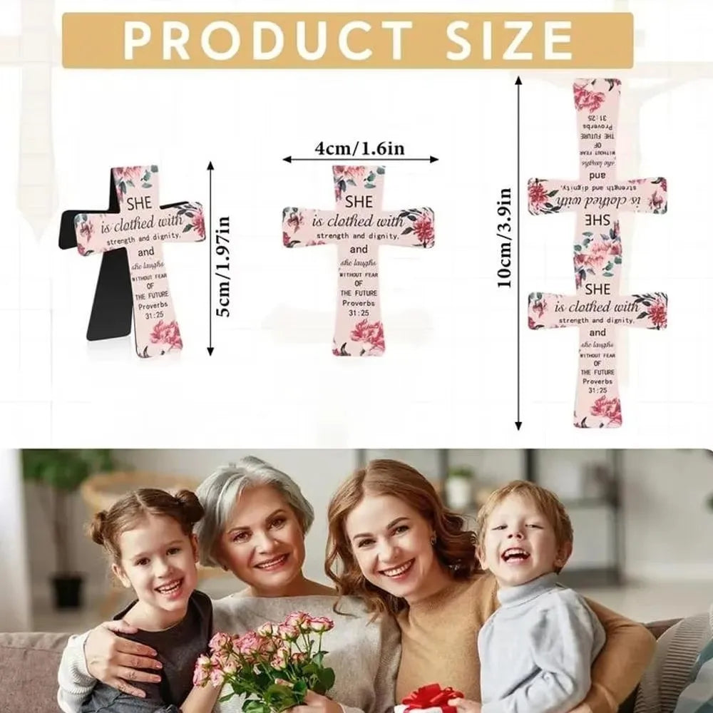 12/16/24PCS Plastic Bible Magnetic Bookmarks Double-Sided Leather