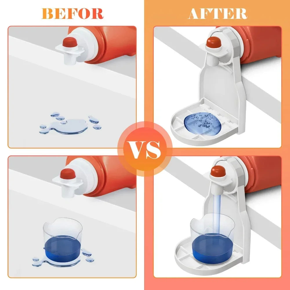 2PC Laundry Detergent Cup Holder,Detergent Drip Catcher Organizer To