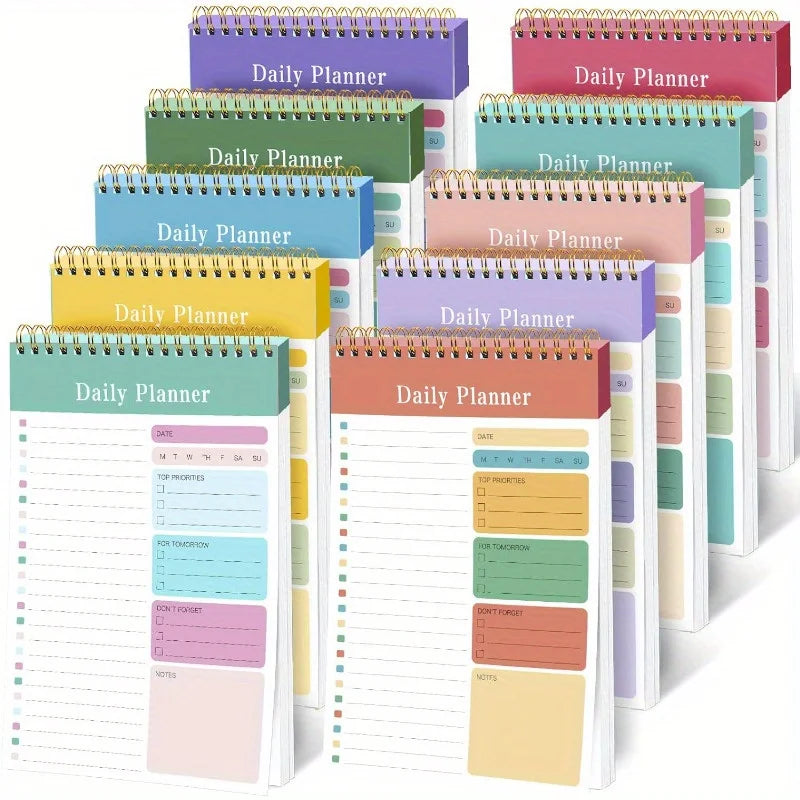 1PC Daily To Do List Notepad -  30 Laminated Sheets for Work, School,