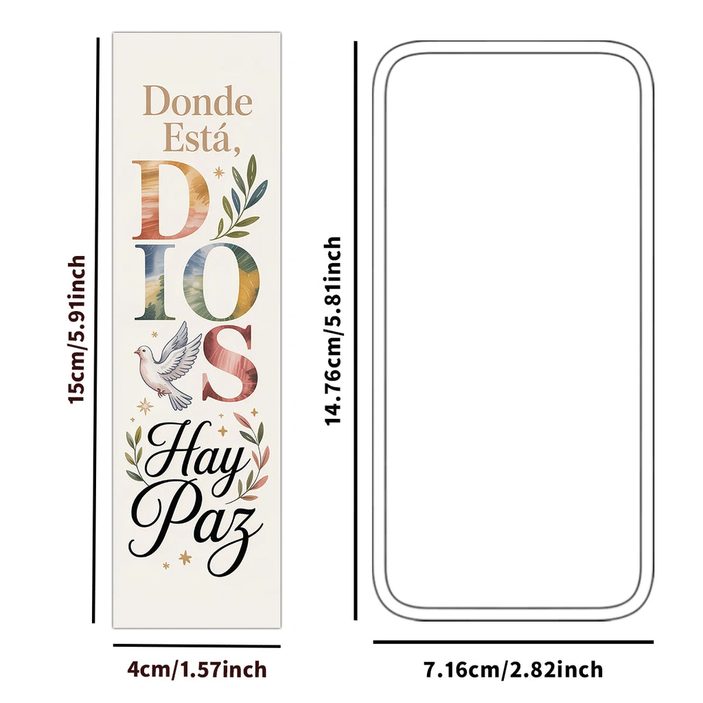 30pcs Spanish Inspirational Bible Verse Bookmarks For Scripture