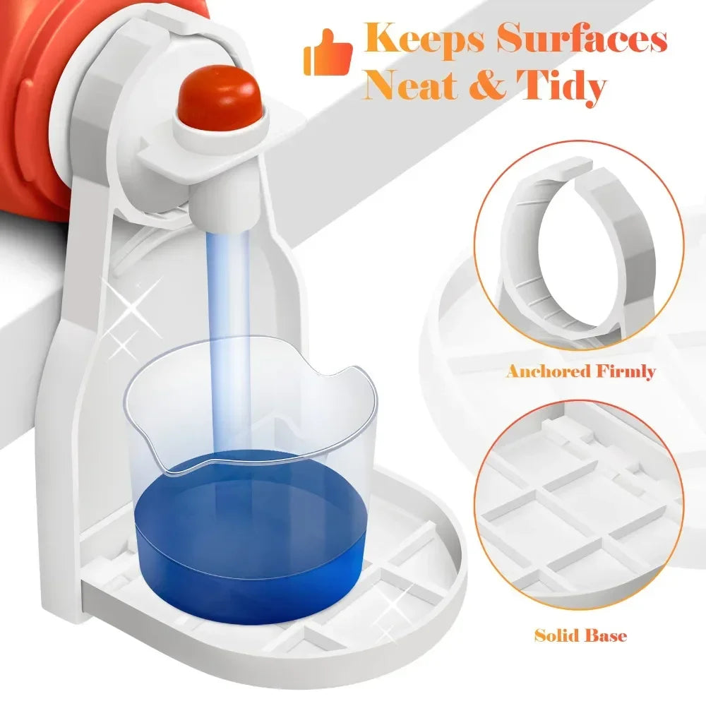 2PC Laundry Detergent Cup Holder,Detergent Drip Catcher Organizer To