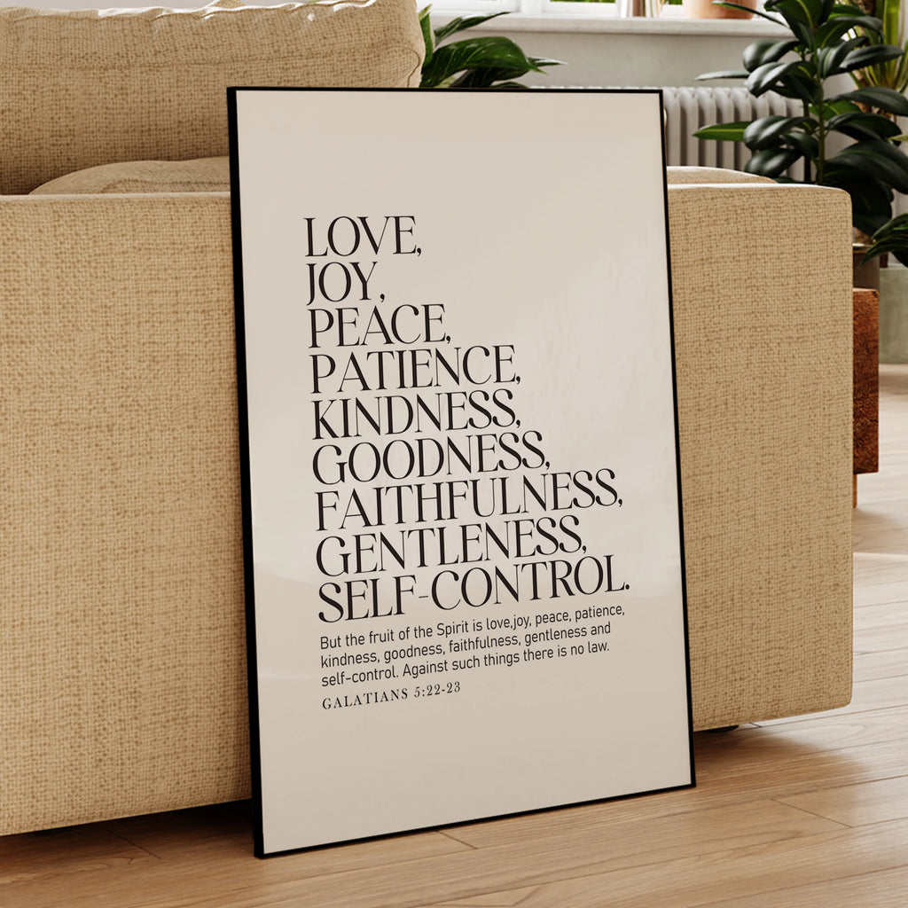 Christian Bible Verse Wall Art Print Canvas Painting Poster Picture
