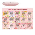 75pcs Large Font Sacred Text Index Tabs Inspirational Book Titles &