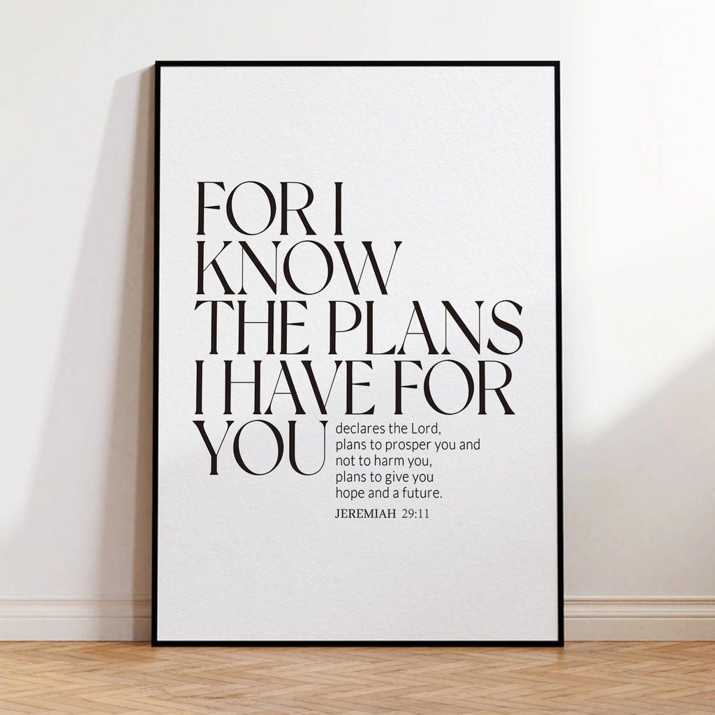 Christian Bible Verse Wall Art Print Canvas Painting Poster Picture