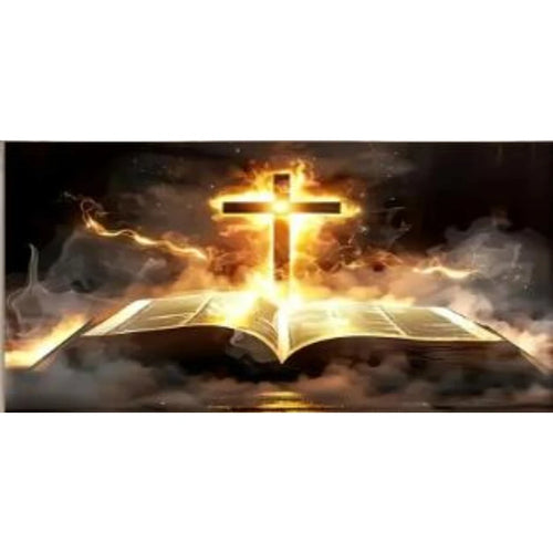 Christian Religion Bible Cross Posters and Prints Canvas Painting Wall