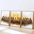 3pcs/set The Last Supper Wall Art Poster Easter Jesus Painting Bible