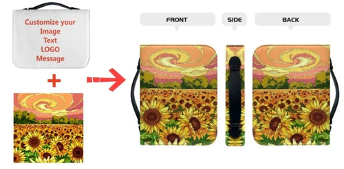 Fashion Floral Print Bible Bags for Women Beautiful Flowers Bible