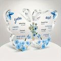 Acrylic Butterfly Prayer Decoration with Bible Verse