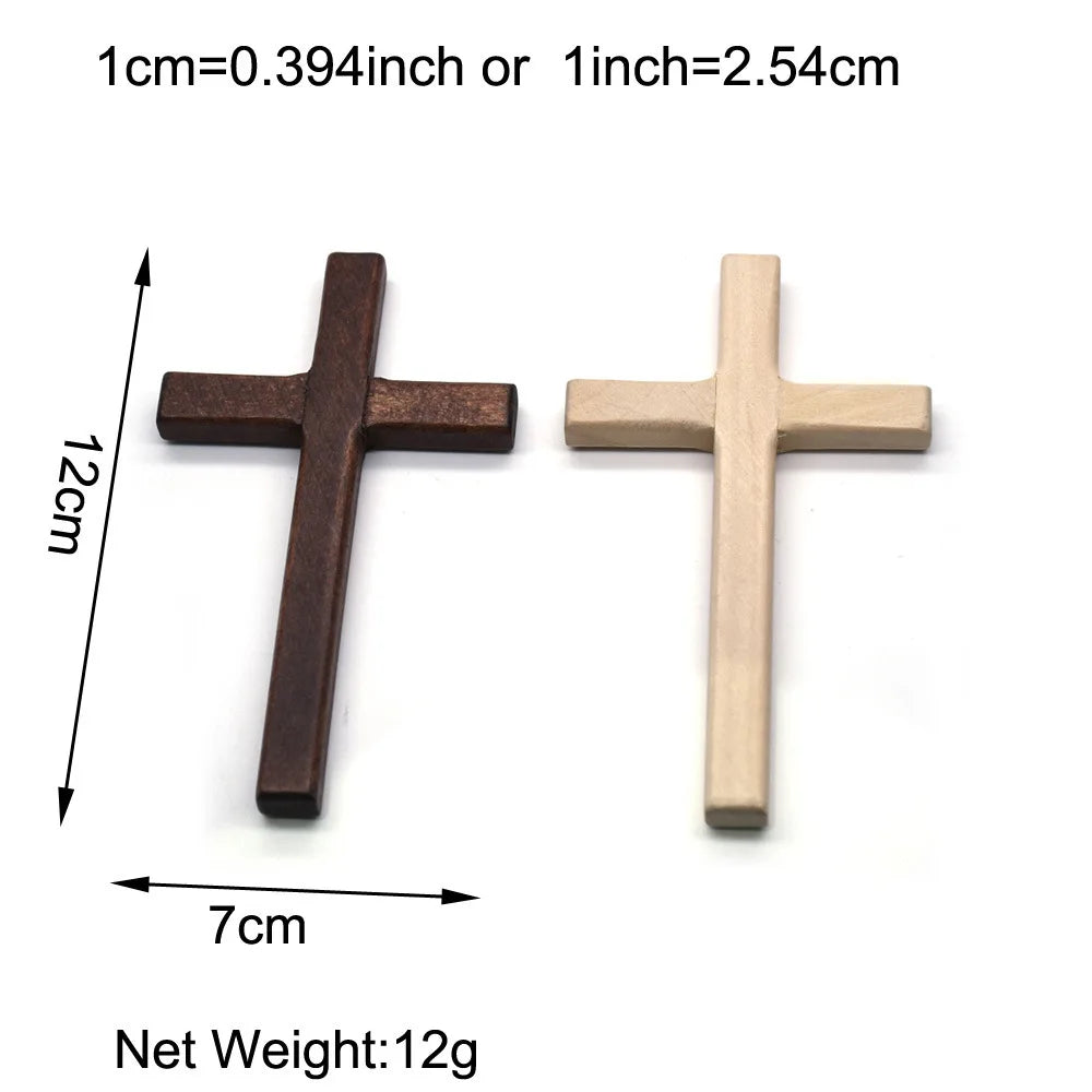 Handcrafted Wooden Prayer Cross Devotional Gift, Religious Keepsake