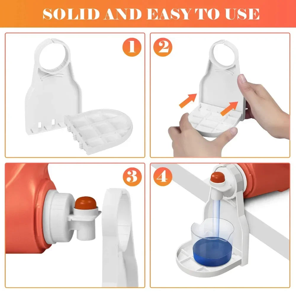 2PC Laundry Detergent Cup Holder,Detergent Drip Catcher Organizer To