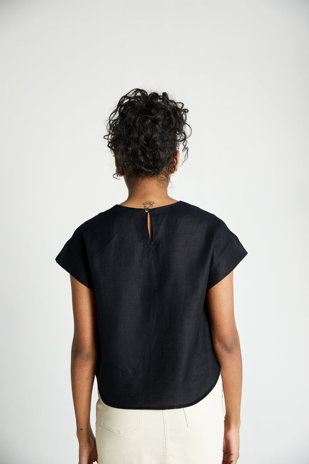 Sandcastle Saturdays Top – Black