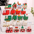 Mini Wooden Christmas Train Ornament | DIY Four-Section | Tree Decor