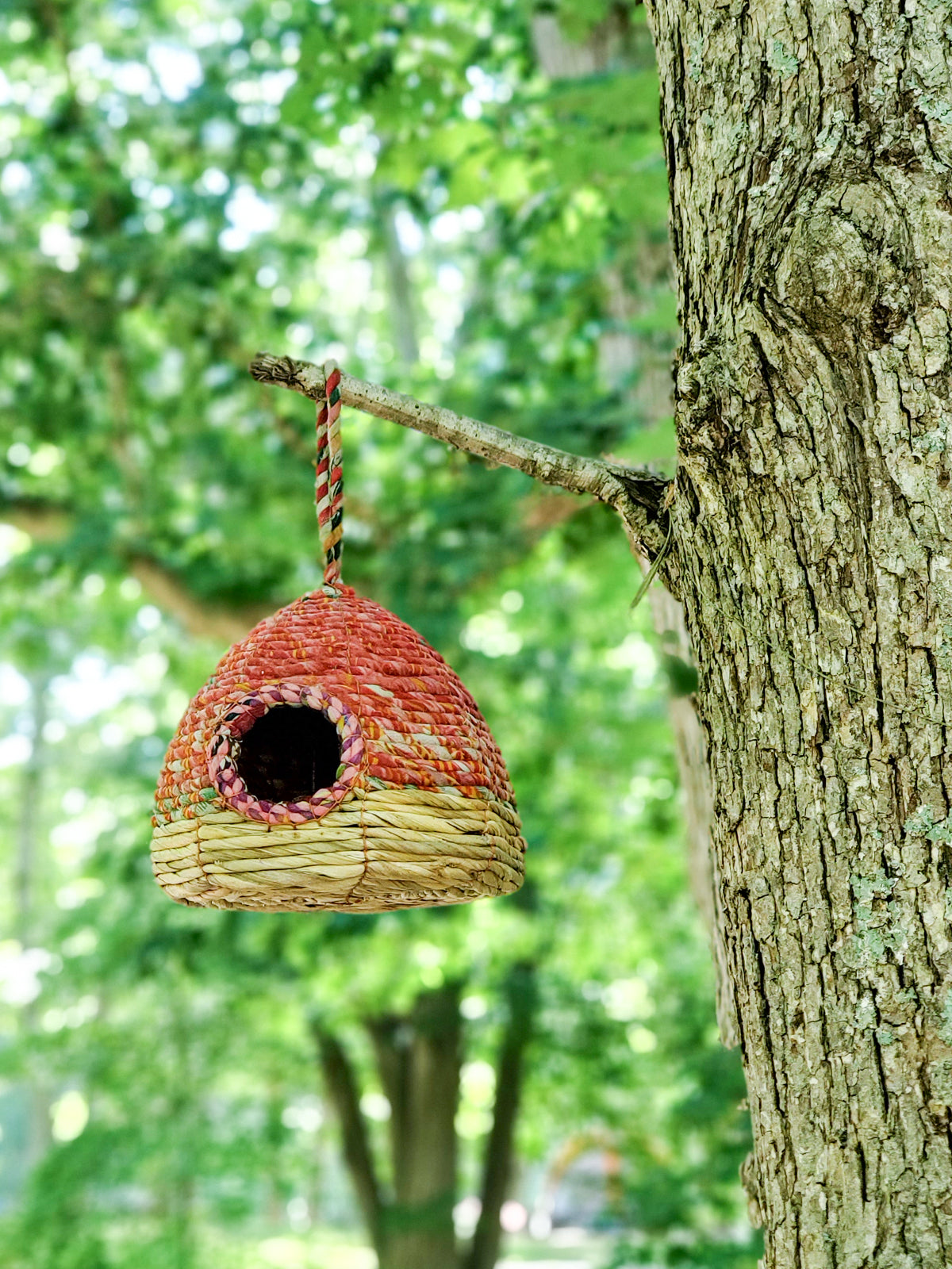 Seagrass Birdhouse – Handwoven