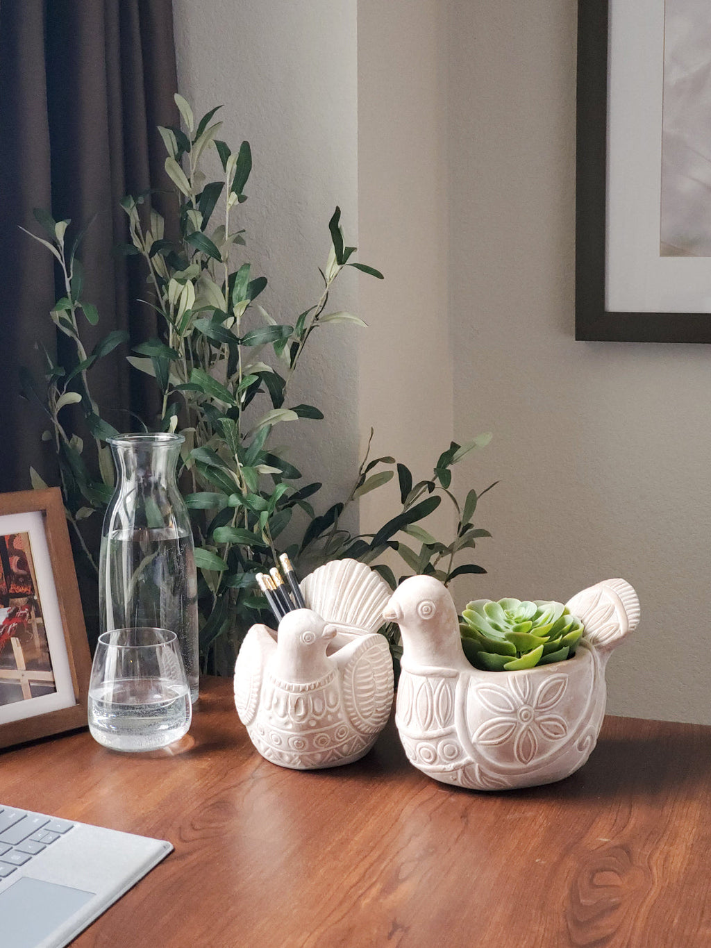 Turtle Dove Terracotta Planter | Handcrafted Clay Pot | Made in Bangladesh | Indoor & Outdoor | Korissa