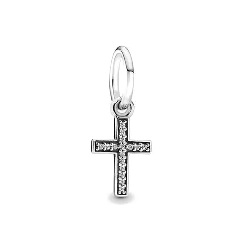 2024 New 925 Silver Jesus Cross The Holy Bible Pendant Charms Beads