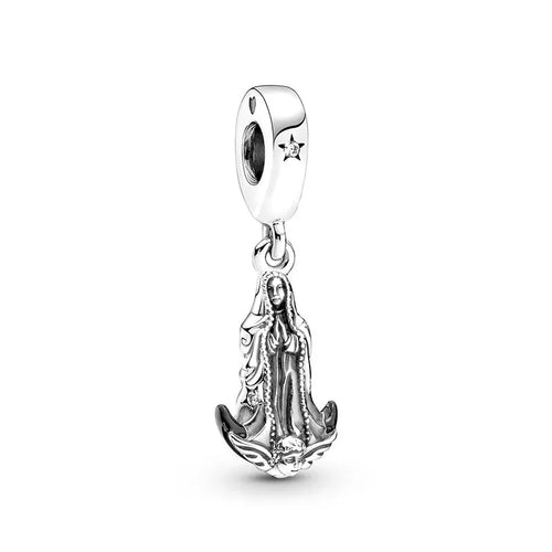 2024 New 925 Silver Jesus Cross The Holy Bible Pendant Charms Beads
