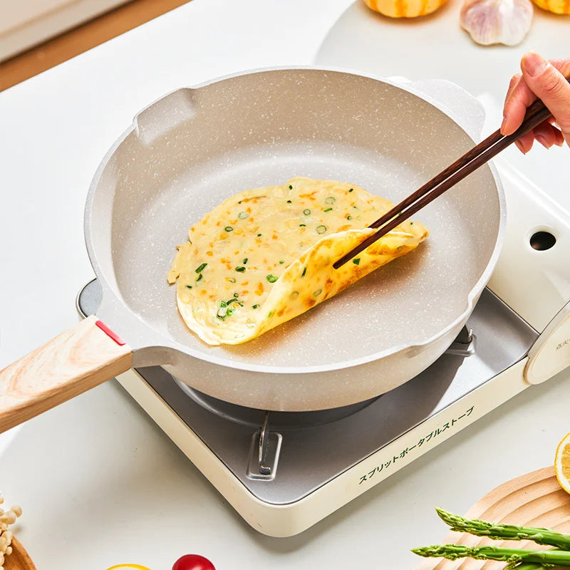 GIANXI Nonstick Pan | Medical Stone Coating | Aluminum Alloy | 20cm & 24cm