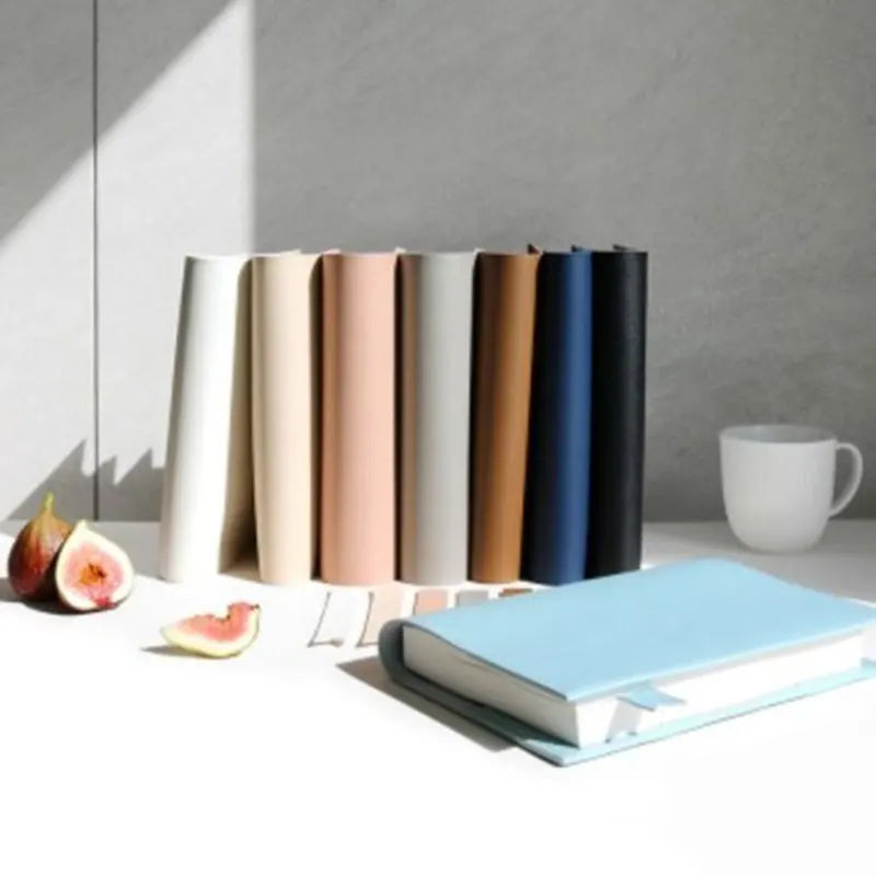 Personalized Custom Pu Leather Book Cover Bookmark Simple Notebook