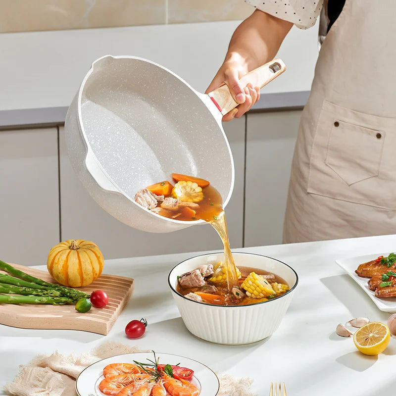 GIANXI Nonstick Pan | Medical Stone Coating | Aluminum Alloy | 20cm & 24cm