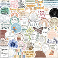 50pcs Jesus Phrase Christians Religion Bible Stickers DIY Laptops