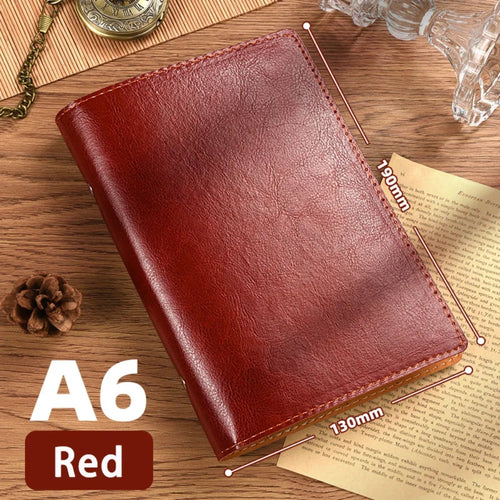 New A5/A6 Notebook PU Leather Detachable Shell Diary Book Loose-leaf