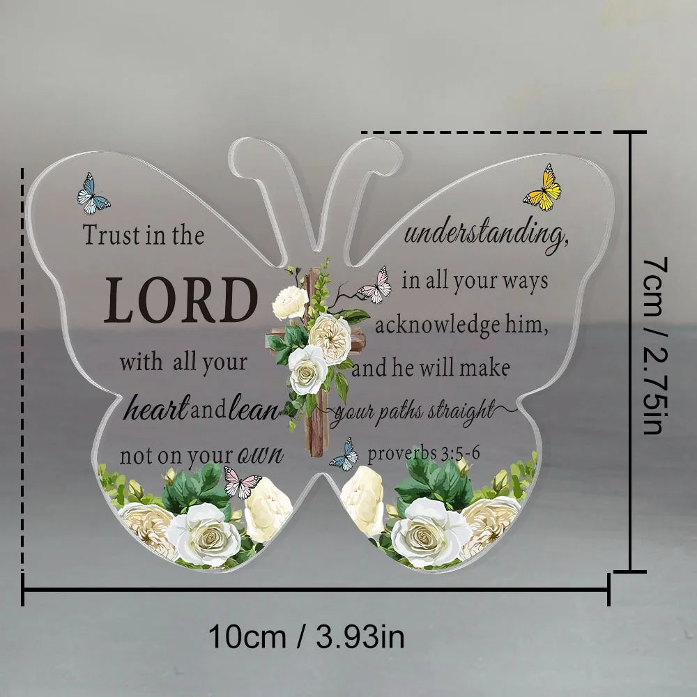 Acrylic Bible Verse Gift, Christian Encouragement