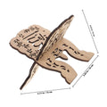 Wooden Reading Stand Desktop Book Holder Quran Bible Score Rack for