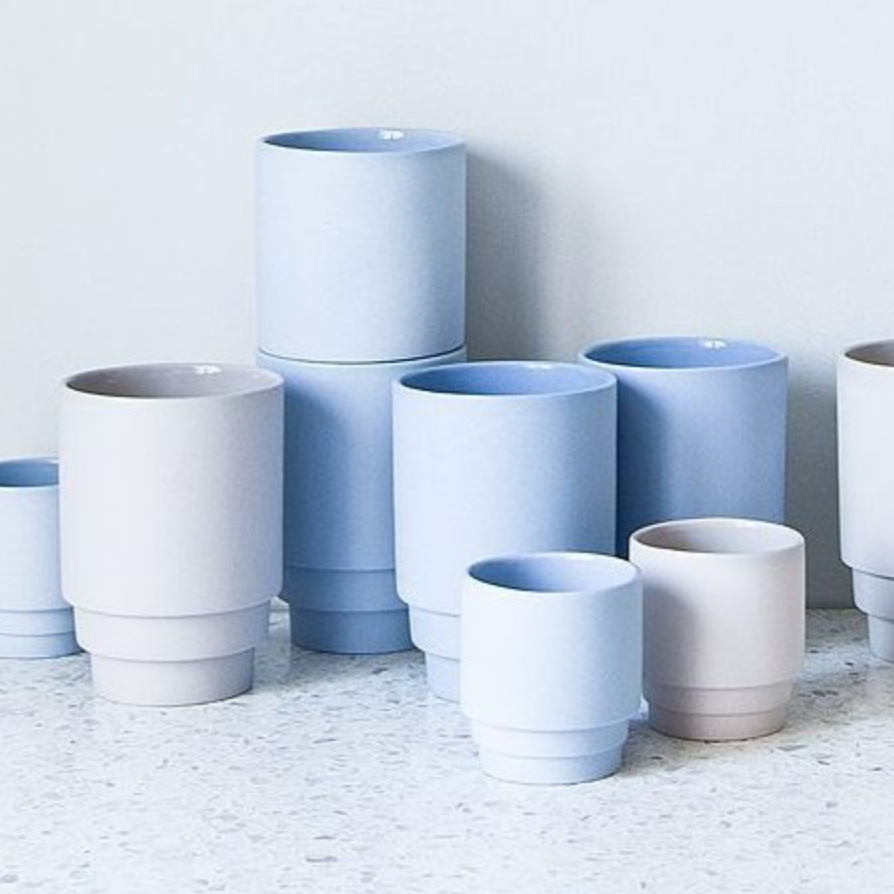 Matte Ceramic Stackable Mug | Set of 2 | 4 Colors | PUIK