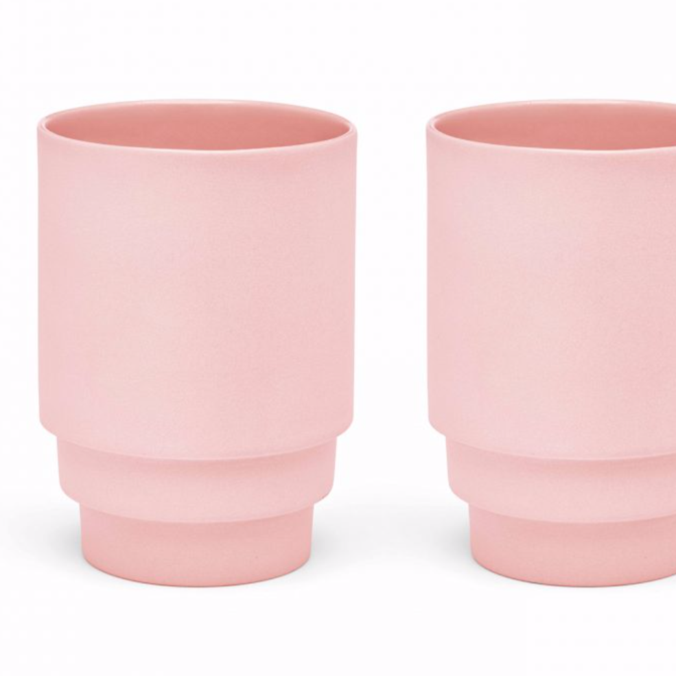 Matte Ceramic Stackable Mug | Set of 2 | 4 Colors | PUIK