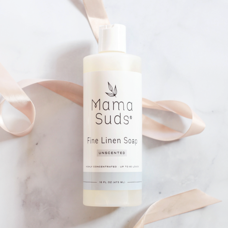 Fine Linen Soap | Olive Oil Castile | Cold-Water Active | Concentrated | Cruelty-Free | Vegan | MamaSuds