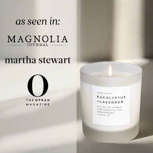 Calm + Grounded Trio | Signature Candle Bundle | Crafted in Austin, Texas | Frosted Glass | Slow North