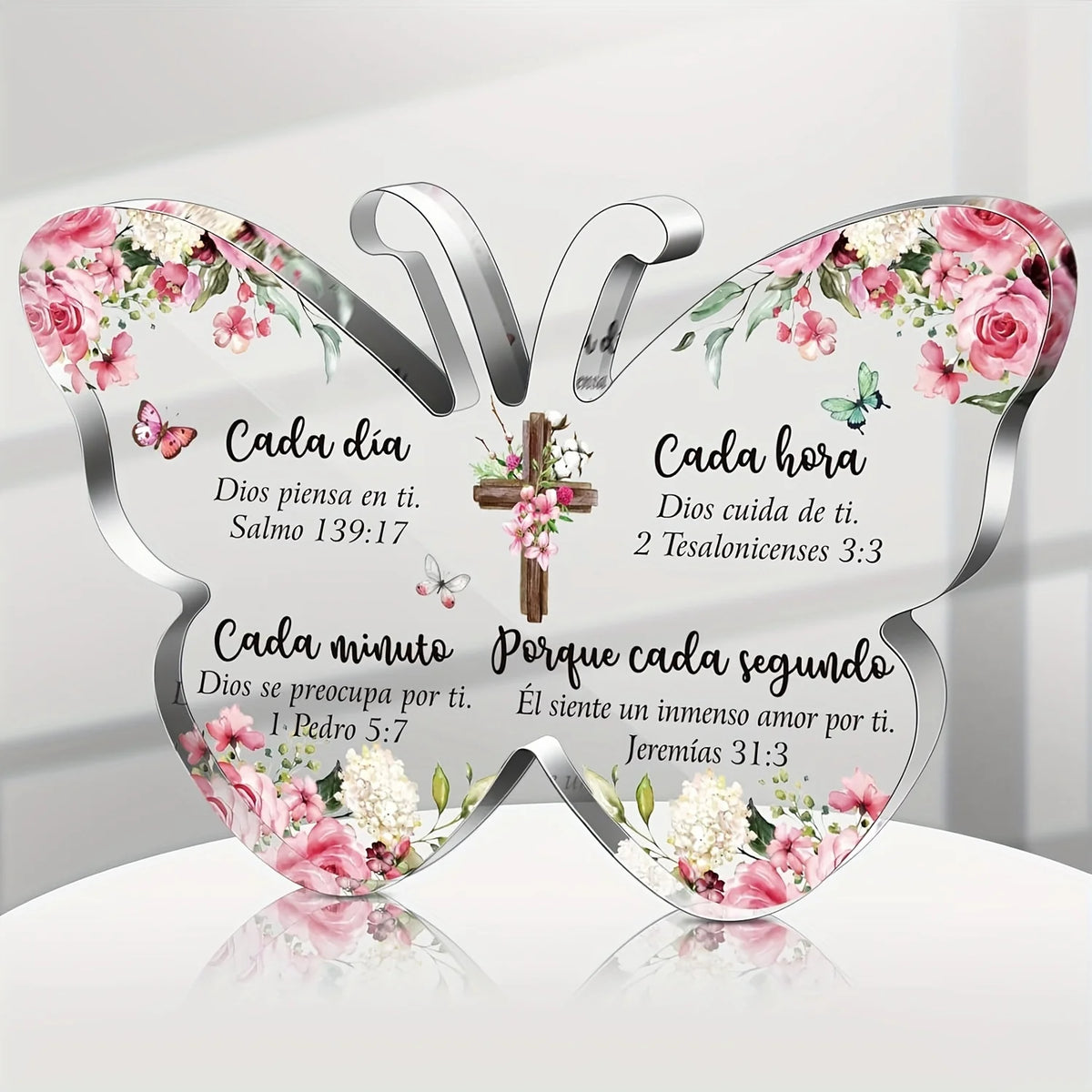 Spanish Christian Acrylic Gift for Women Religious Inspirational Gift