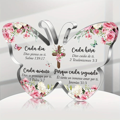 Spanish Christian Acrylic Gift for Women Religious Inspirational Gift