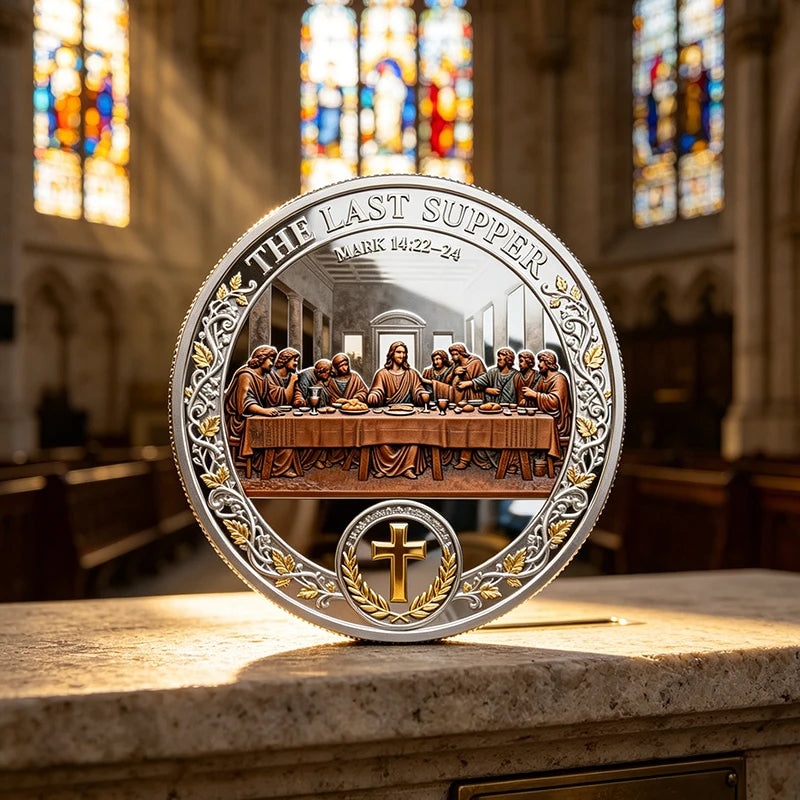 The Last Supper Christian Commemorative Keepsake Coin
