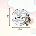 Don'T Worry About Anything Instead Pray Lapel Pin Philippians 4:6: