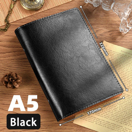 New A5/A6 Notebook PU Leather Detachable Shell Diary Book Loose-leaf