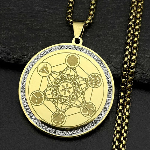 The Lord's Prayer God Cross Bible Spainsh Verse Ncklace for Women Men