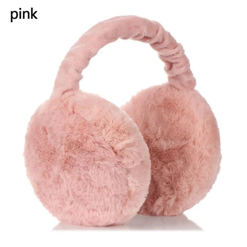 Faux Fur Plush Earmuffs – Warm Winter Ear Warmers | 6 Colors