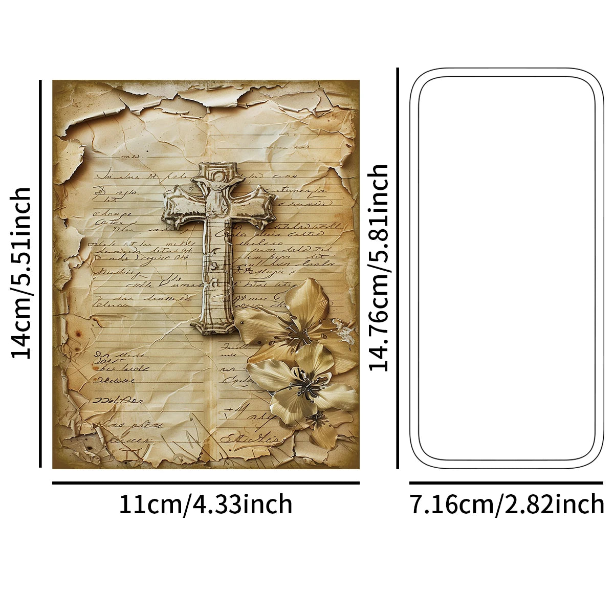 30pcs Bible Decorative Scrapbook Paper,For Bible