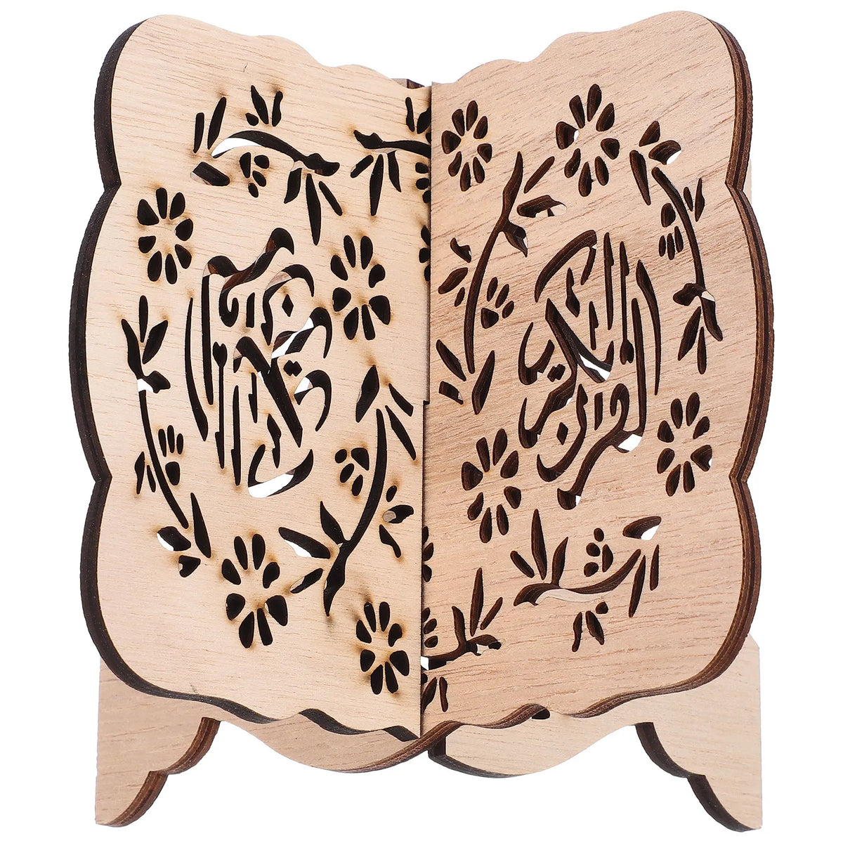 Wooden Reading Stand Desktop Book Holder Quran Bible Score Rack for