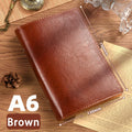 New A5/A6 Notebook PU Leather Detachable Shell Diary Book Loose-leaf