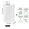 1100/1800/2300Ml Refillable Laundry Detergent Dispenser Empty Tank for
