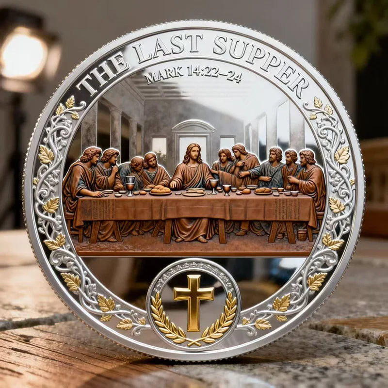 The Last Supper Christian Commemorative Keepsake Coin