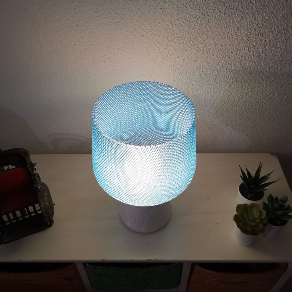 Summer Glow Portable Blue Table Lamp