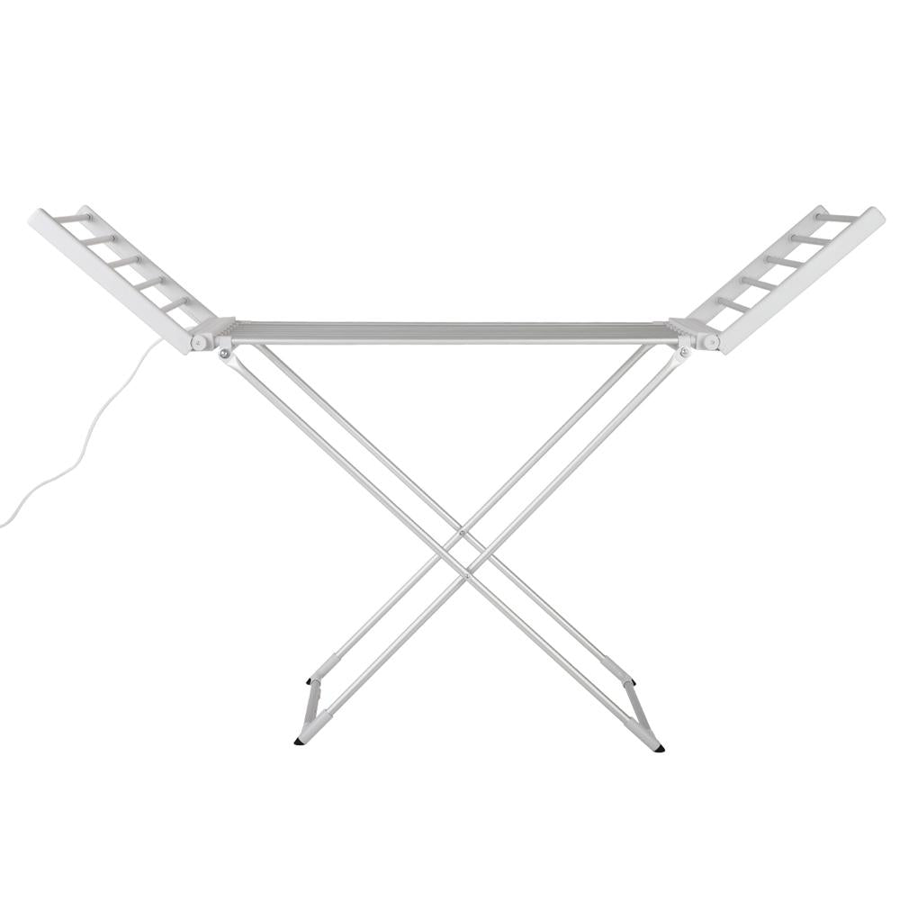 Devanti Electric Heated Towel Rail Rack 18 Bars Freestanding Clothes