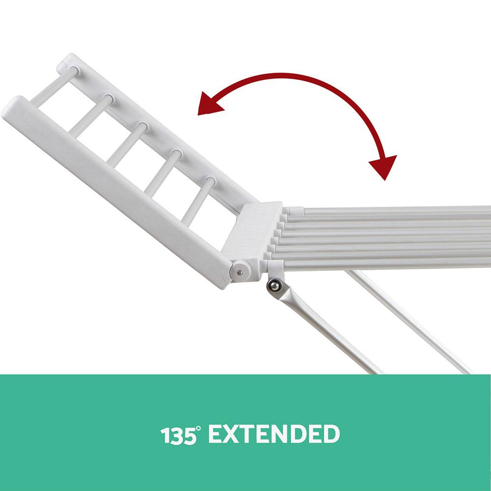 Devanti Electric Heated Towel Rail Rack 18 Bars Freestanding Clothes