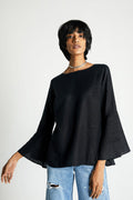 The Button Back Shirt | 100% Hemp | Bell Sleeves | Feminine Flare | Reistor